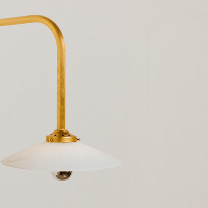 Hanging Lamp No.5 by Valerie Objects - Unlacquered Brass