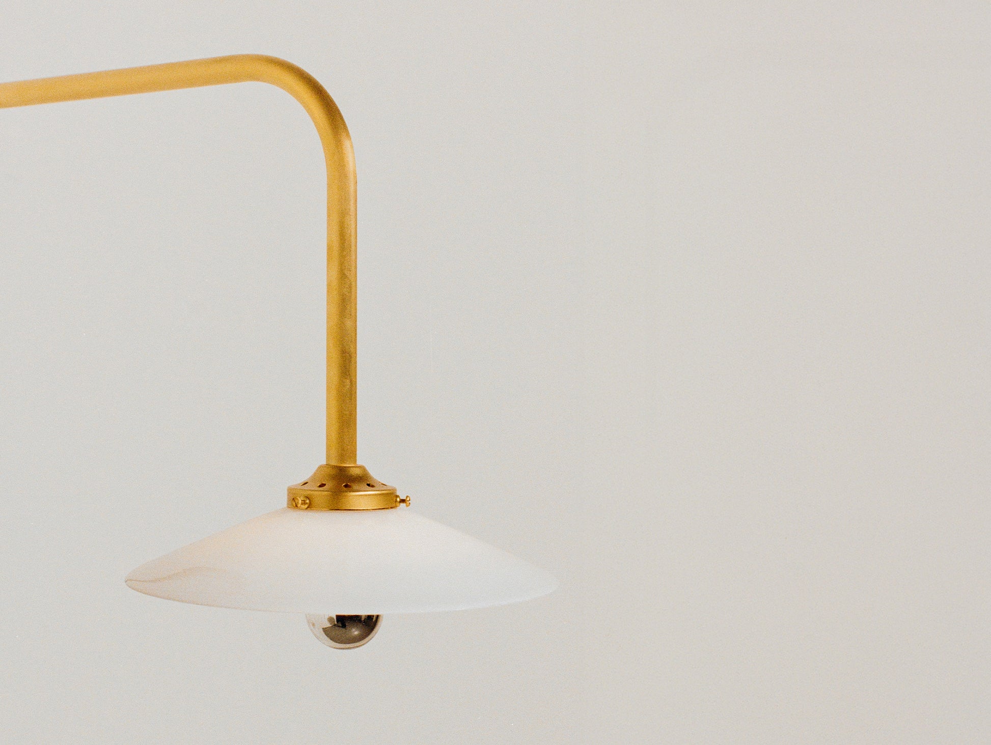 Hanging Lamp No.5 by Valerie Objects - Unlacquered Brass