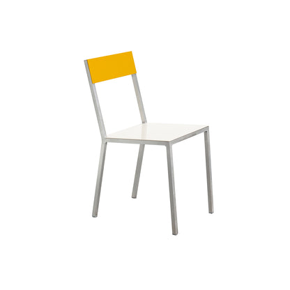 Alu Chair by Valerie Objects - White Seat / Yellow Back