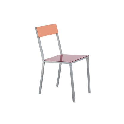Alu Chair by Valerie Objects - Bordeaux Seat / Pink Back