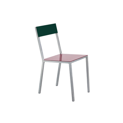 Alu Chair by Valerie Objects - Bordeaux Seat / Candy Green Back