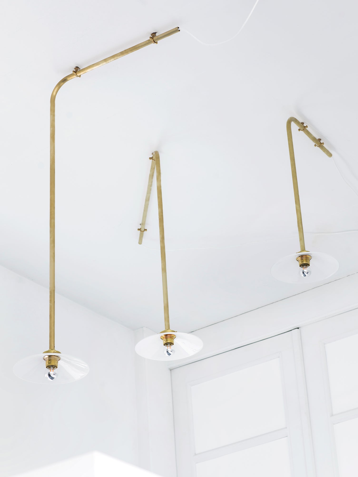 Ceiling Lamp No.1 by Valerie Objects - Unlacquered Brass
