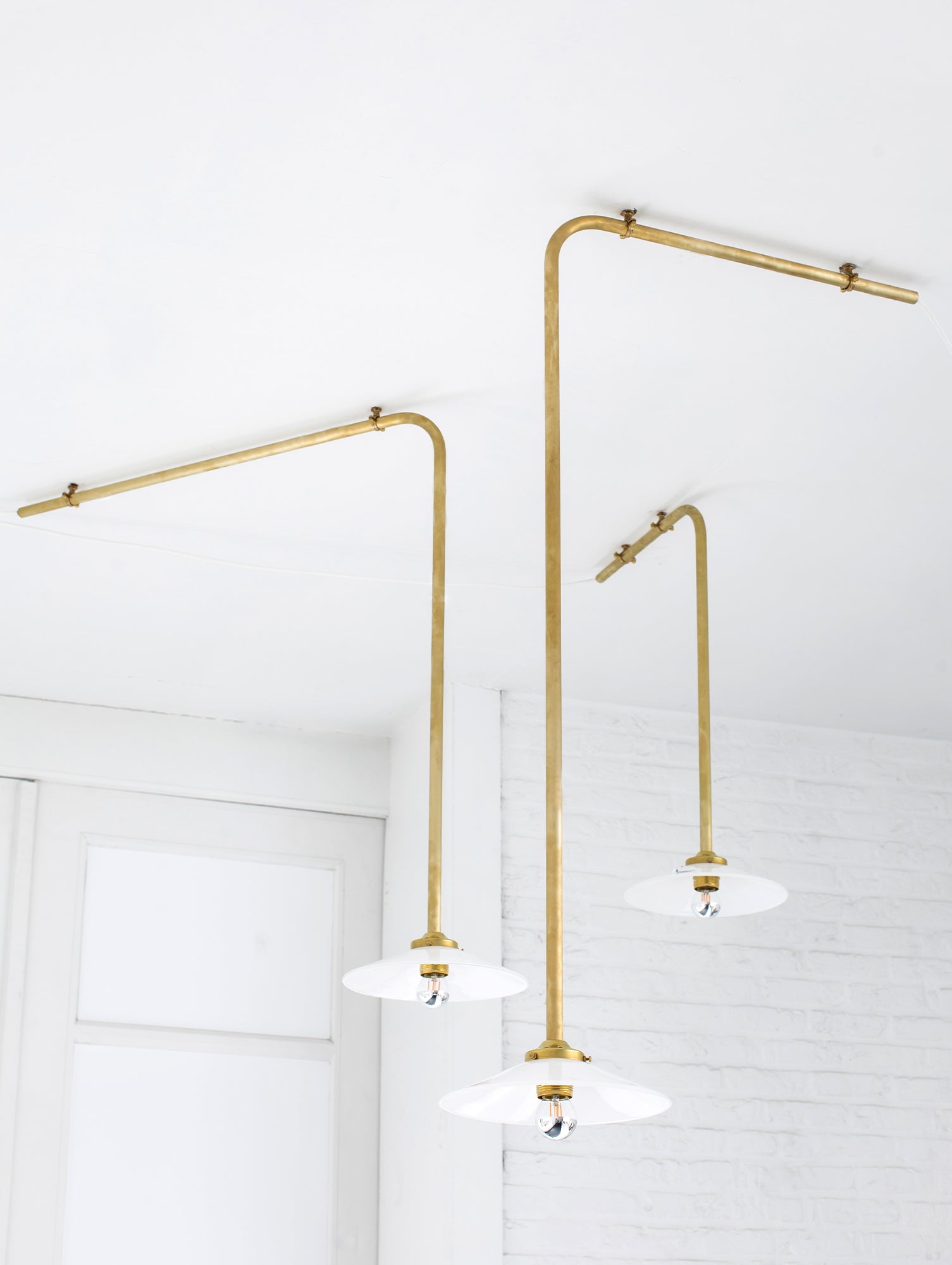 Ceiling Lamp No.1 by Valerie Objects - Unlacquered Brass