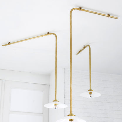 Ceiling Lamp No.2 by Valerie Objects - Unlacquered Brass