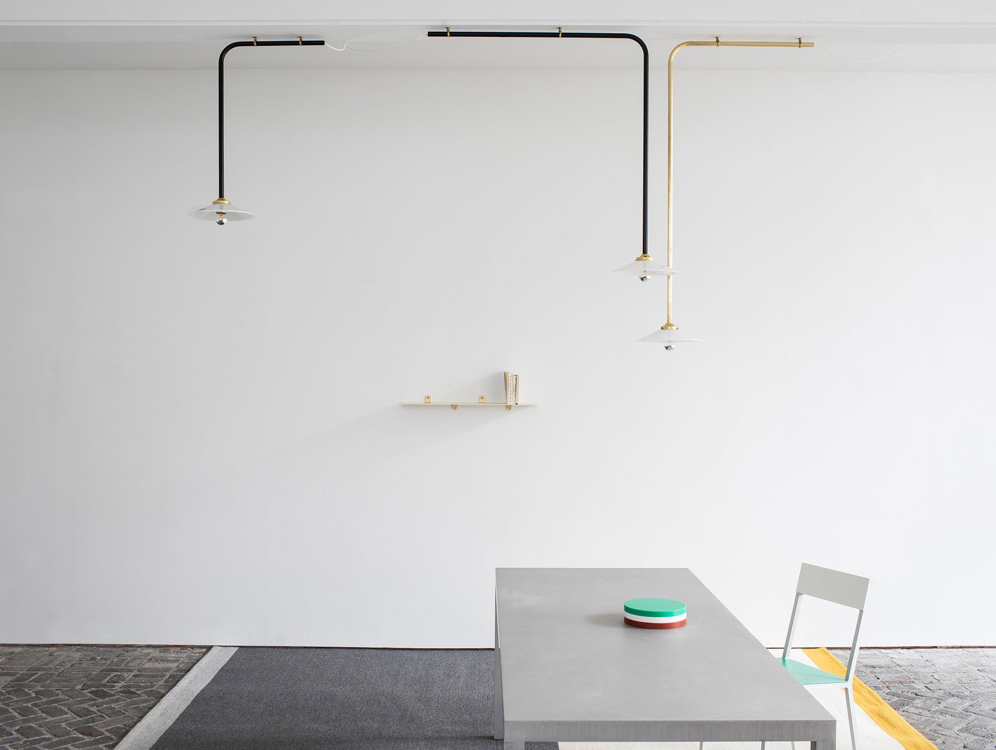 Ceiling Lamp No.2 by Valerie Objects - Unlacquered Brass