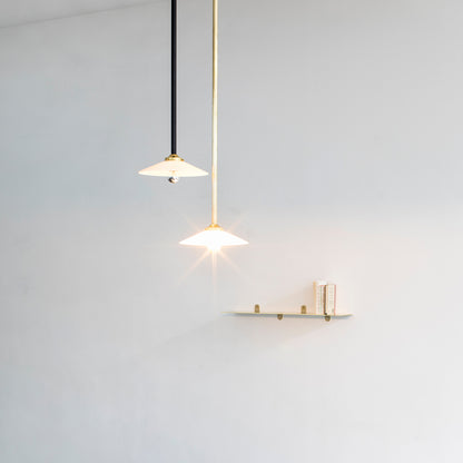 Ceiling Lamp No.2 by Valerie Objects - Unlacquered Brass