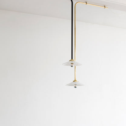 Ceiling Lamp No.2 by Valerie Objects - Unlacquered Brass