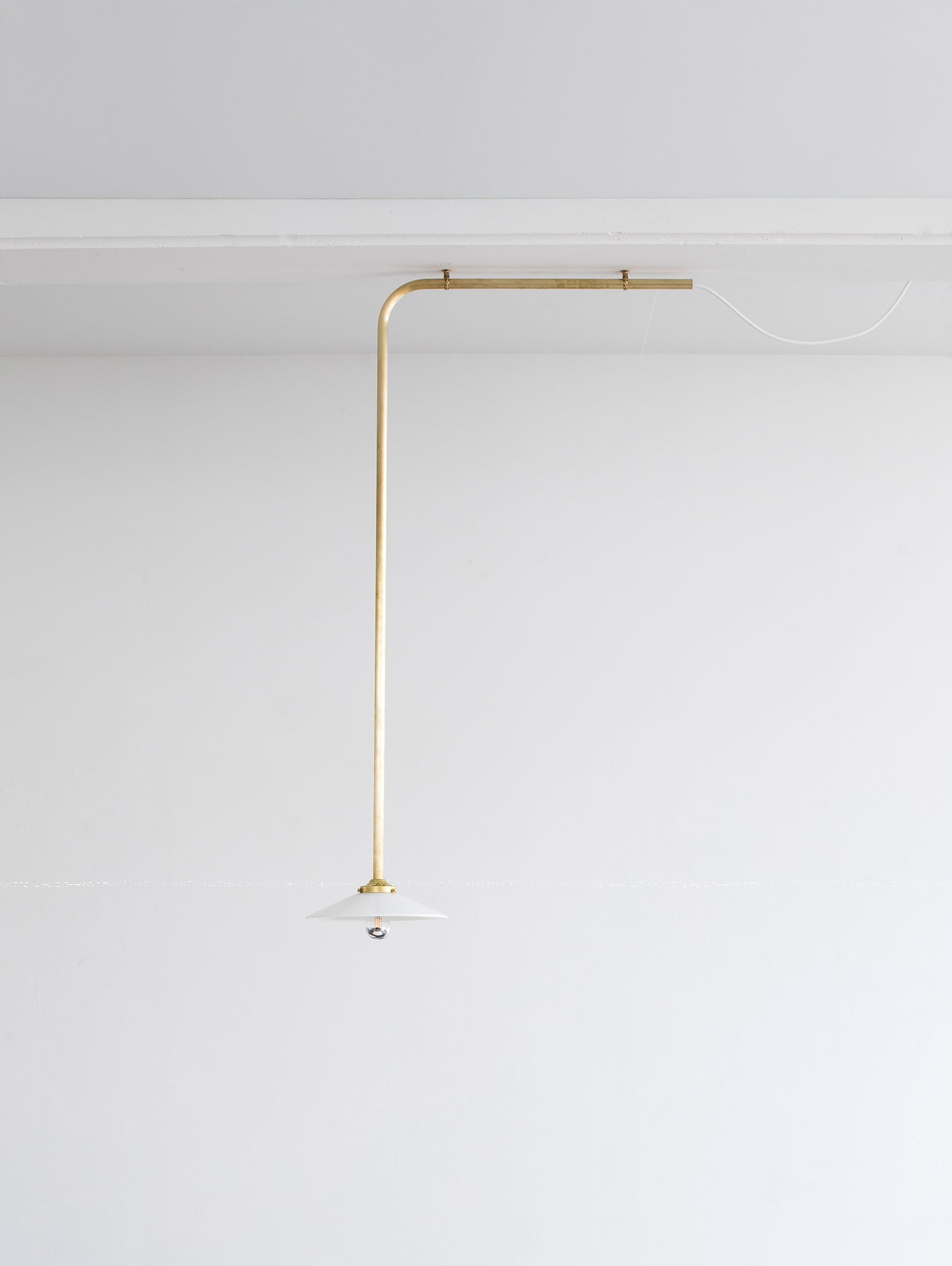 Ceiling Lamp No.2 by Valerie Objects - Unlacquered Brass