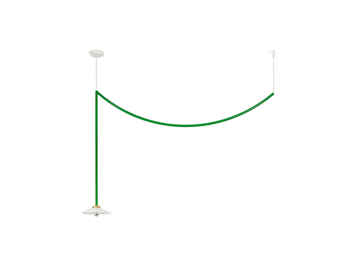 Ceiling Lamp No.4 by Valerie Objects - Green Steel