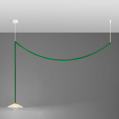 Ceiling Lamp No.4 by Valerie Objects - Green Steel