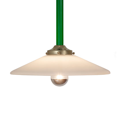 Ceiling Lamp No.4 by Valerie Objects - Green Steel