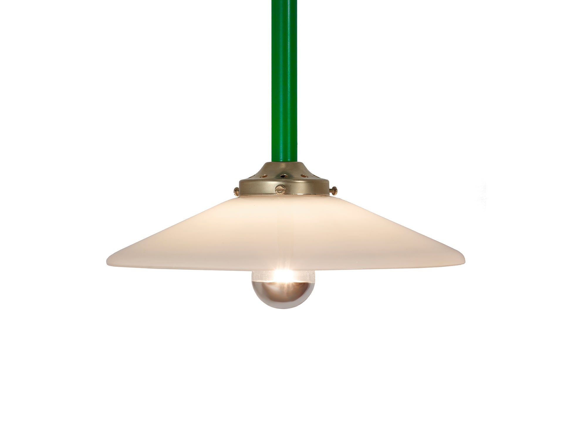 Ceiling Lamp No.4 by Valerie Objects - Green Steel