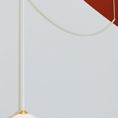 Ceiling Lamp No.4 by Valerie Objects - Ivory Steel
