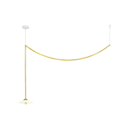 Ceiling Lamp No.4 by Valerie Objects - Unlacquered Brass