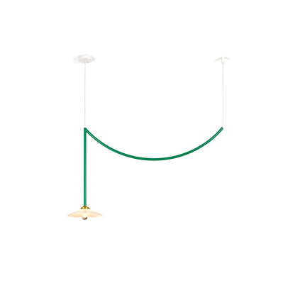 Ceiling Lamp No.5 by Valerie Objects - Green Steel