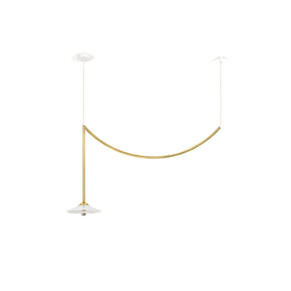 Ceiling Lamp No.5 by Valerie Objects - Unlacquered Brass