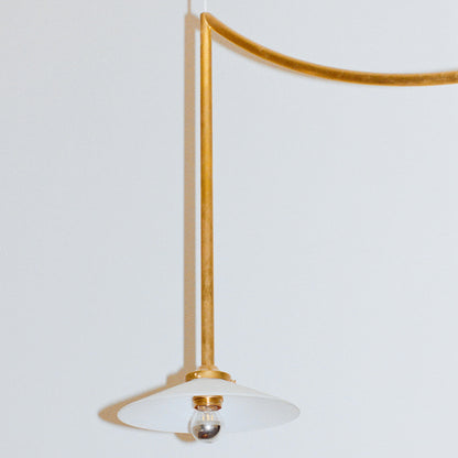Ceiling Lamp No.5 by Valerie Objects - Unlacquered Brass