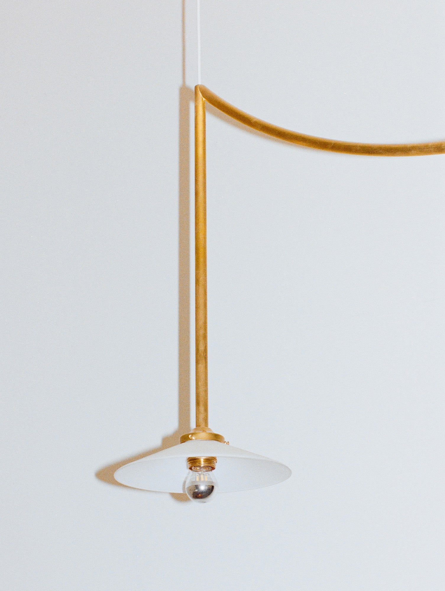 Ceiling Lamp No.5 by Valerie Objects - Unlacquered Brass