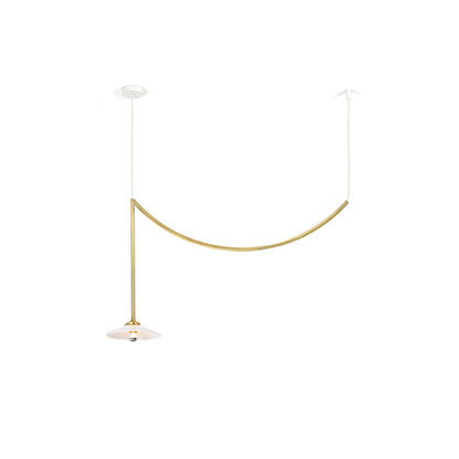Ceiling Lamp No.5 by Valerie Objects - Unlacquered Brass