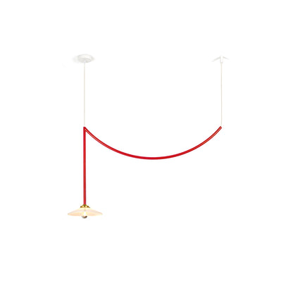 Ceiling Lamp No.5 by Valerie Objects - Red Steel