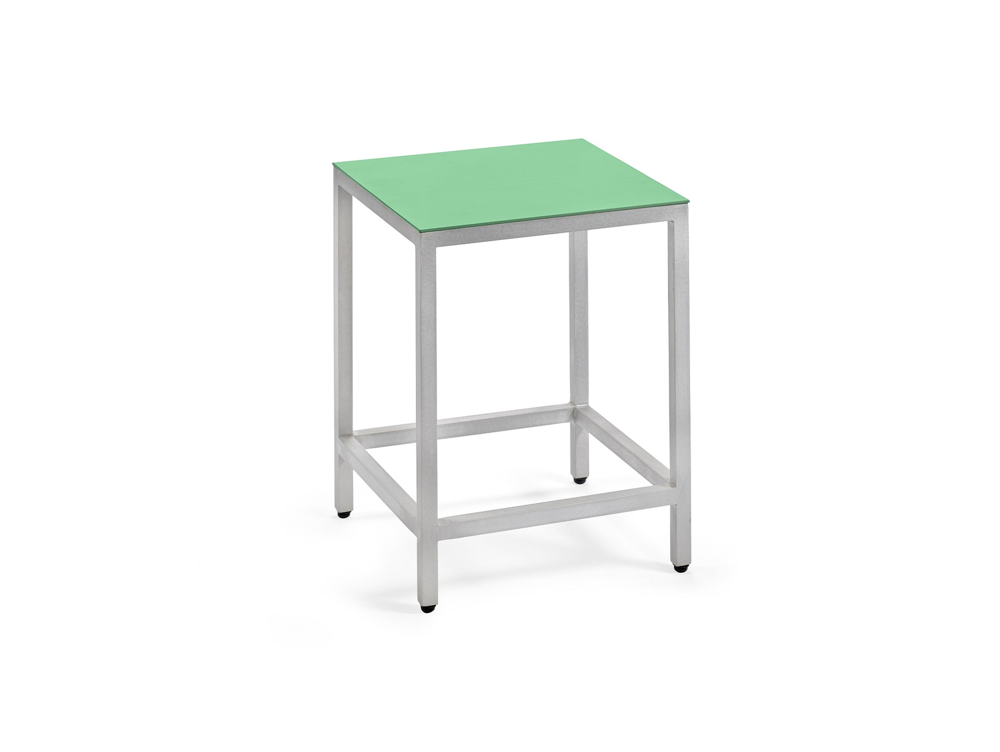 Alu Bar Stool by Valerie Objects - Small (Seat Height: 45 cm) / Green