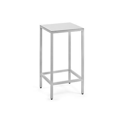 Alu Bar Stool by Valerie Objects - Medium (Seat Height: 65 cm) / Aluminium