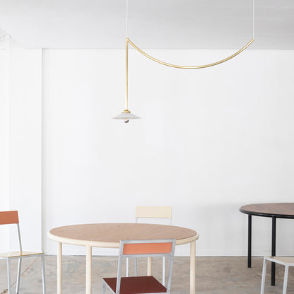 Ceiling Lamp No.5 by Valerie Objects - Unlacquered Brass