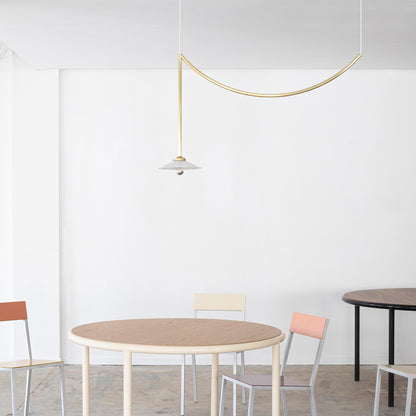 Ceiling Lamp No.5 by Valerie Objects - Unlacquered Brass