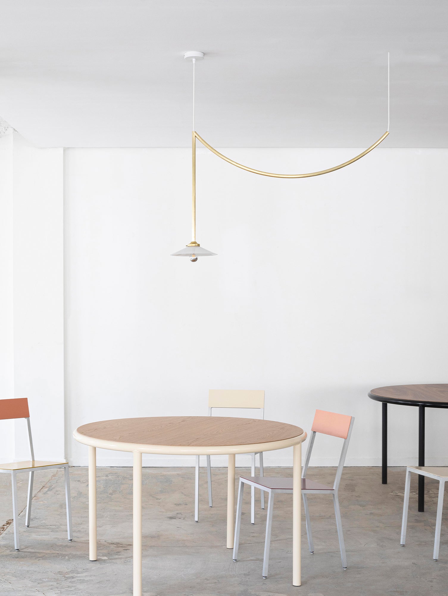 Ceiling Lamp No.5 by Valerie Objects - Unlacquered Brass
