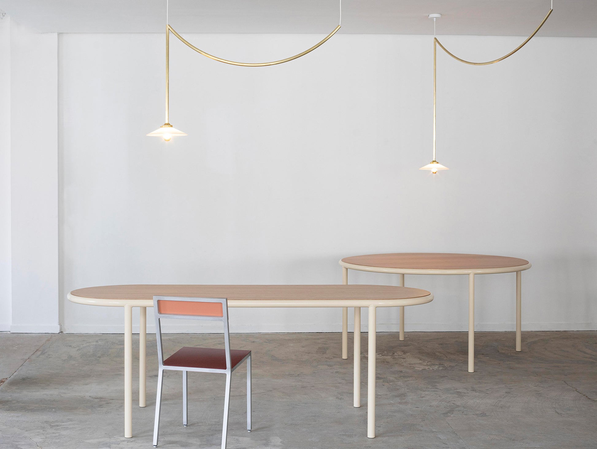 Ceiling Lamp No.4 by Valerie Objects - Unlacquered Brass