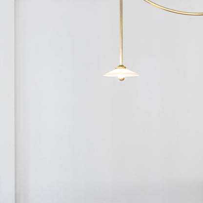 Ceiling Lamp No.5 by Valerie Objects - Unlacquered Brass
