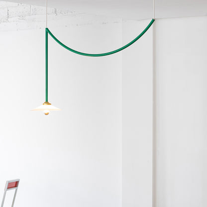 Ceiling Lamp No.5 by Valerie Objects  - Green Steel