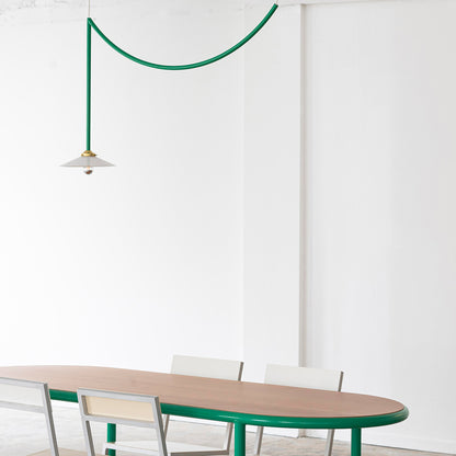 Ceiling Lamp No.5 by Valerie Objects - Green Steel