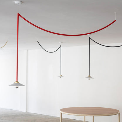 Ceiling Lamp No.4 by Valerie Objects - Red Steel