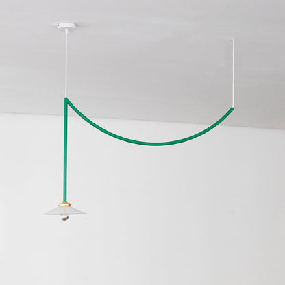 Ceiling Lamp No.5 by Valerie Objects - Green Steel