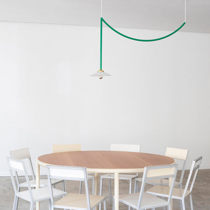 Ceiling Lamp No.5 by Valerie Objects - Green Steel