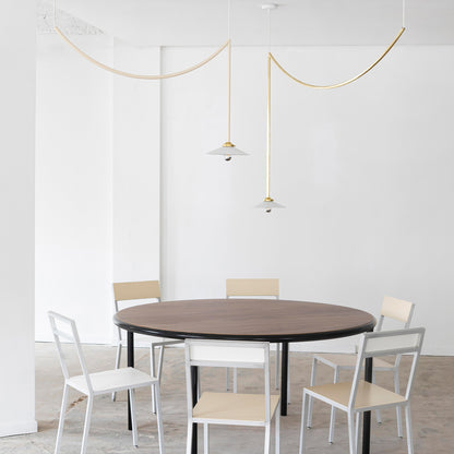 Ceiling Lamp No.5 by Valerie Objects - Ivory Steel