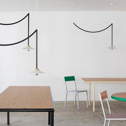 Ceiling Lamp No.4 by Valerie Objects - Black Steel