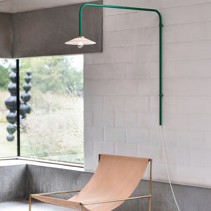 Hanging Lamp No.5 by Valerie Objects - Green Steel
