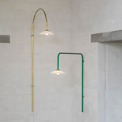Hanging Lamp No.5 by Valerie Objects - Green Steel