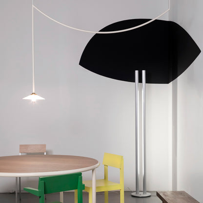 Ceiling Lamp No.4 by Valerie Objects - Ivory Steel