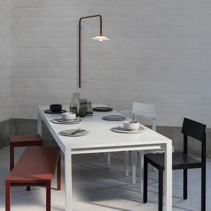 Hanging Lamp No.5 by Valerie Objects - Menie Red Steel