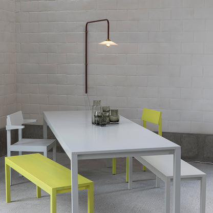 Hanging Lamp No.5 by Valerie Objects - Menie Red Steel