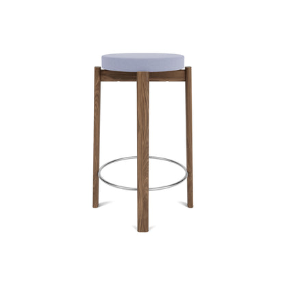 Passage Bar/Counter Stool Upholstered by Audo Copenhagen - Counter Stool / Walnut Base / Vidar 723