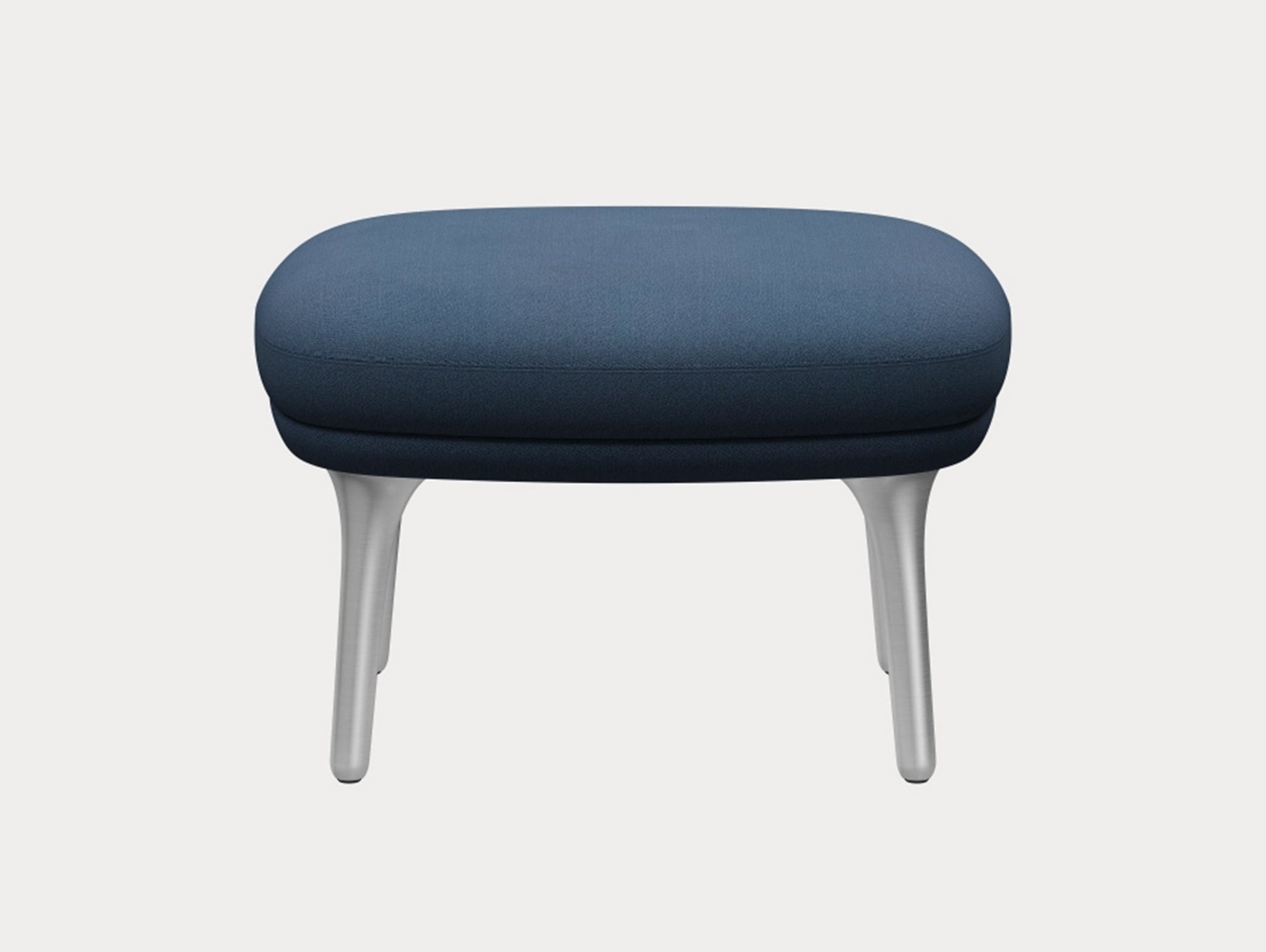 Fri Ottoman by Fritz Hansen - JH14 / Outside: Vidar 733 / Seat: Vidar 733