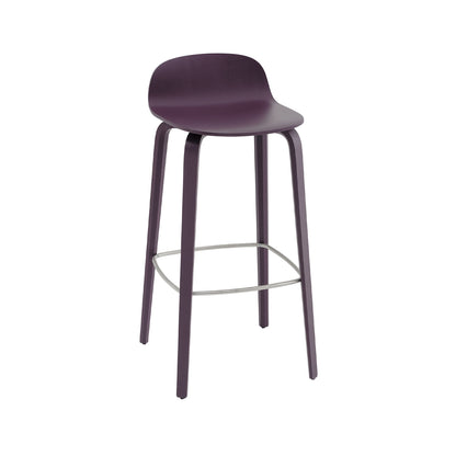 Visu Bar Stool by Muuto - Dark Plum Ash