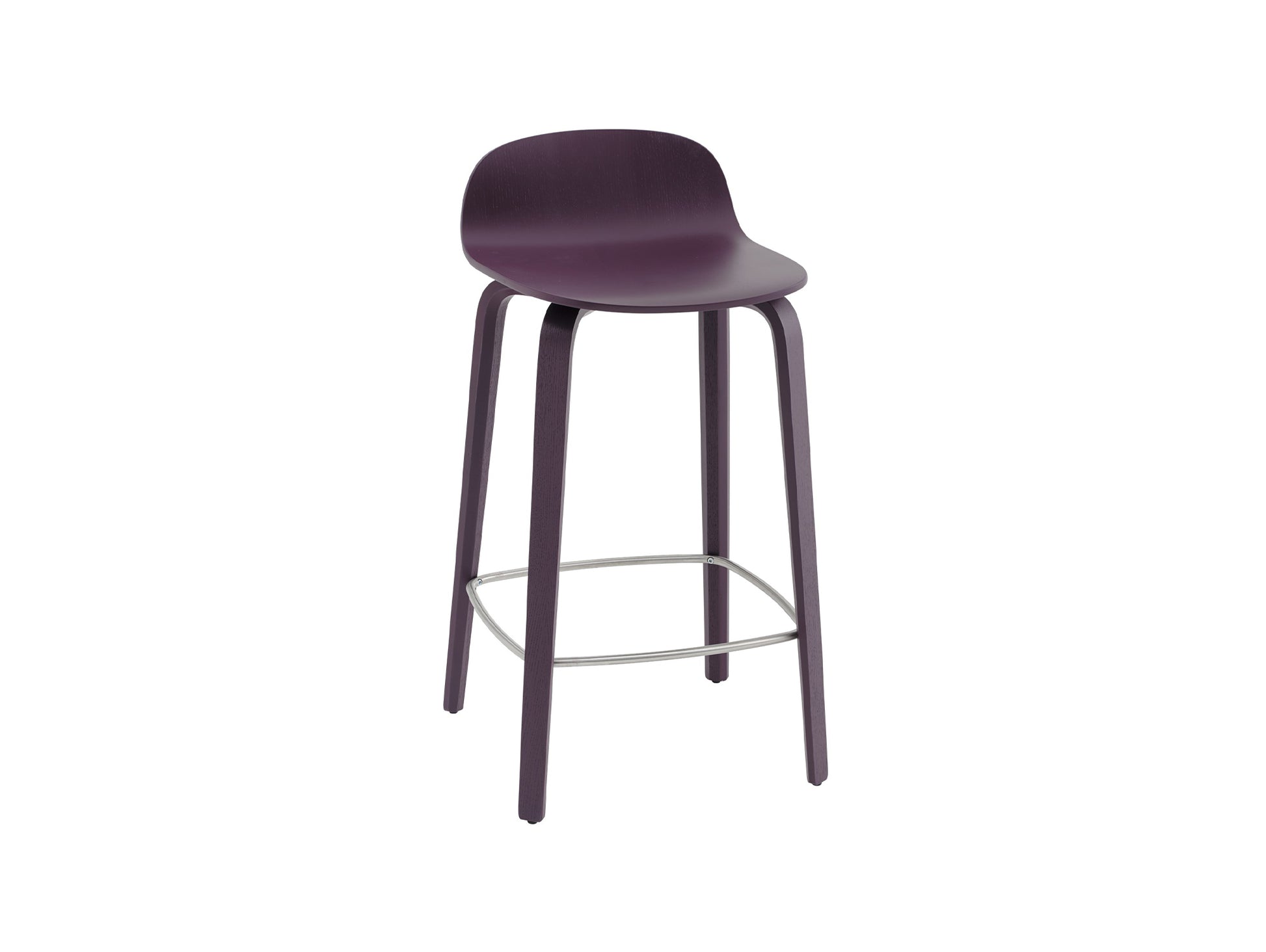 Visu Counter Stool by Muuto - Dark Plum Ash