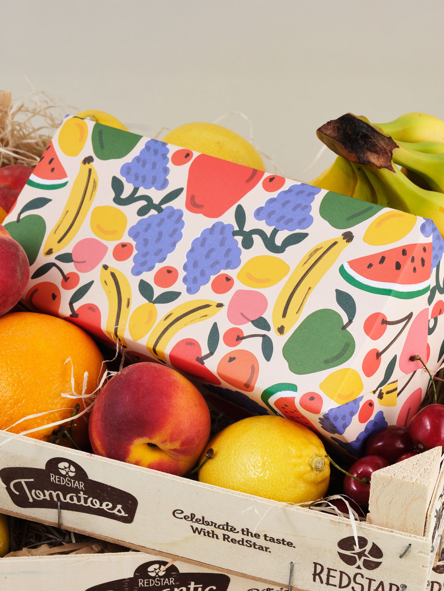 Fruit Cocktail Wrapping Paper by Wrap Stationery