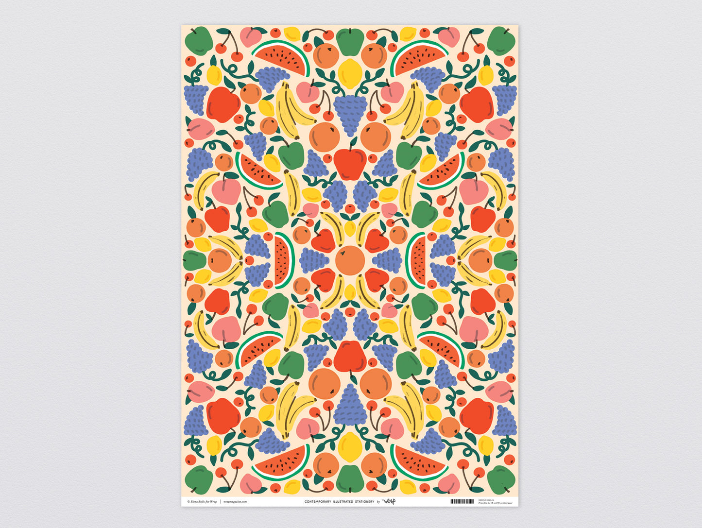 Fruit Cocktail Wrapping Paper by Wrap Stationery