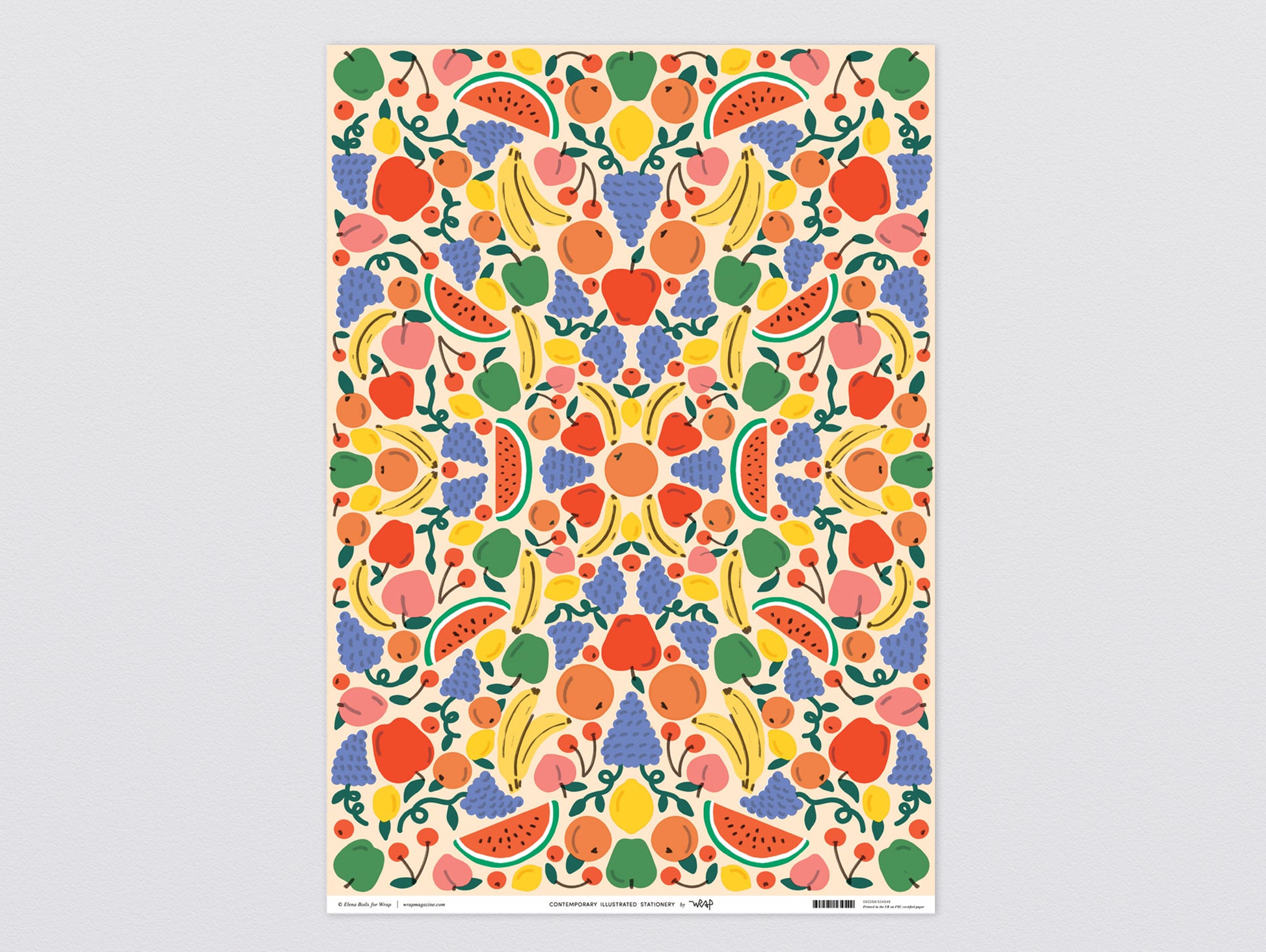 Fruit Cocktail Wrapping Paper by Wrap Stationery